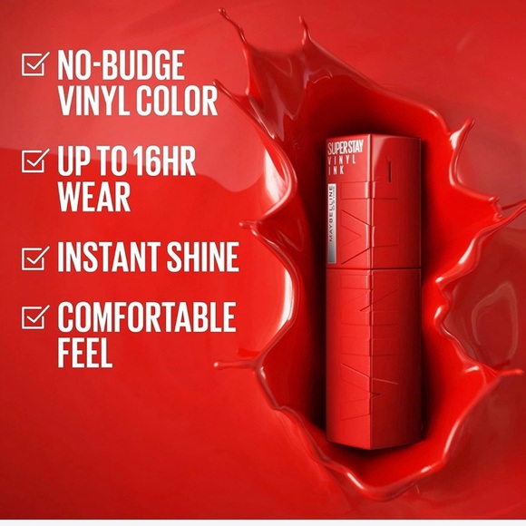 Maybelline New York Super Stay Vinyl Ink Longwear No-Budge Liquid CHOOSE COLOR - Picture 8 of 8